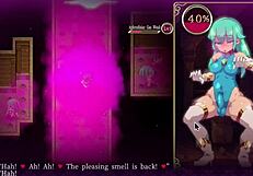 my futa mage kanade loses control to hand and pussy toy in dungeon quest