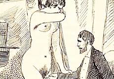 hey, remember those wild vintage erotic drawings from back then?