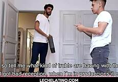 Big Dick Latinos in Hot Gay Threesome with Facial Cumshot