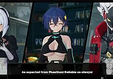 exploring hollow with billy and gumi in hentai game