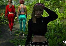 DusklightManor - Bare Breasts and Anal Action in 3D Futanari Scene