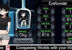 Waifu conquers worlds in erotic anime game