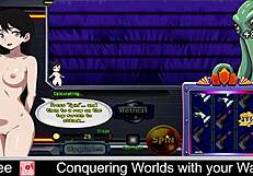 Waifu conquers worlds in erotic anime game