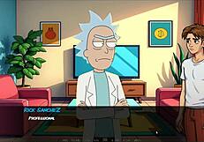 Portal Porn Demoniums Parody Hentai Game Ep 1 Mortys Sister Squirting in Shower