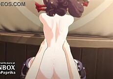 video 85: horny 3d cartoon babe bent over for creampie. i’m losing it!