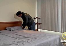 two petite latinas cachondas eat each other, then fuck the padrastro in threesome