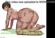 Maki Zenin Dominates with Femboy Sissy JOI Instructions in Spanish