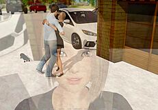 Blonde Japanese MILF Enjoys Outdoor Action in Ripples 7