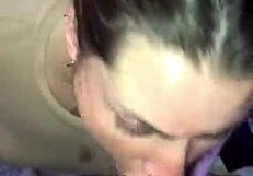 watch this amazing goddess perform deepthroat blowjob, sloppy and swallowing