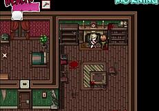 Can you handle picking up items in this hentai zombie game?