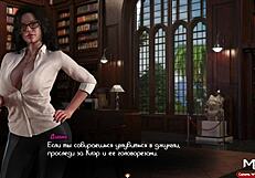 In treasure of nadia, she feels eyes on her ass during episode 26