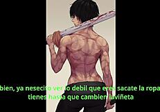 Maki Zenin Dominates with Femboy Sissy JOI Instructions in Spanish