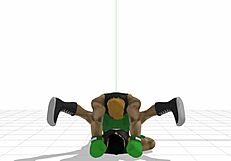 little mac engages in bareback gay sex during game