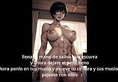 Maki Zenin Dominates with Femboy Sissy JOI Instructions in Spanish