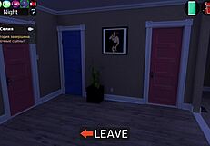 Milfy City Gameplay: Mommy Slave Rough BDSM Cumshot.