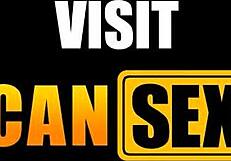 Tight Ebony Babe Screams During Deepthroat and Fucking on African Trip with Big White Cock