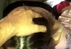 watch this amazing goddess perform deepthroat blowjob, sloppy and swallowing