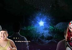 Apocalust 3 has me touching my clit. Playing this porn game gropes my hentai milf fantasies.