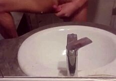 young guy masturbates his gay cock