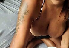 in this hentai anime, a horny wife asks for condensed milk but gets cum on her cake