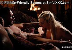 Lexi Lore's wet pussy gets fucked by Quinton James' big cock after tarot