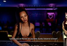 milf strips and masturbates in night club