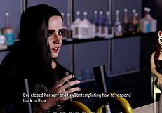 milf strips and masturbates in night club