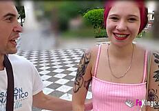 इन्ना ब्लैक और उसके मोटे लंड वाले यार के साथ पब्लिक न्यूडिटी 18+