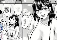 beach vacation turns into casual sex with anime hentai vibes