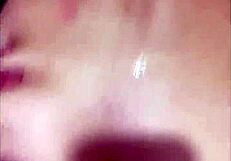 Latina babe deepthroat quick sex in club bathroom