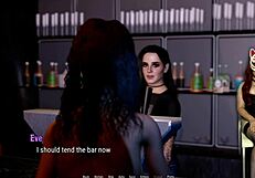 milf strips and masturbates in night club