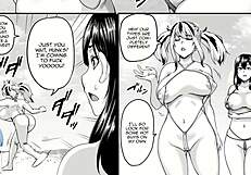 beach vacation turns into casual sex with anime hentai vibes