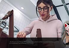 Ever Seen a Sexy Secretary with Huge Boobs in Office Roleplay? Playful Fox Stars!