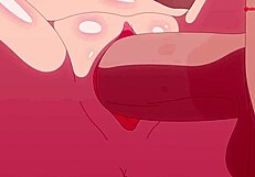 Suguha's having fun with her big boobs in ecchi style