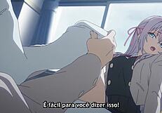 detailed ecchi anime scenes with characters and settings