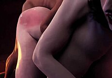 Alcina Dimitrescu's Big Tits Fucked By Ethan Winter