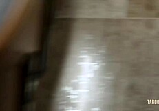 Not your typical stepmom Ellie Tay on sofa with Luke Longly, so hot!