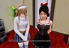 Harem hotel 284 game episode unfolds in anime style