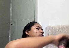 I have fun in public bathroom, almost got caught with my girl -amateur couple- nysdel