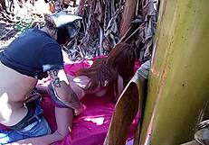 Stretching Her Tight Pussy With Toy!