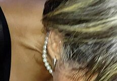 my mother-in-law with big natural tits likes sucking my dick in homemade amateur video with teacher vibe