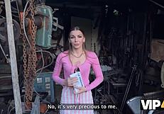 Couple Fucks In Backyard Leather Lingerie