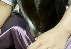 Wow, this Asian girl gives her boyfriend such an amazing handjob! 😍