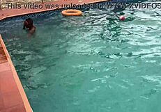 after the pool, i oiled up that curvy babe