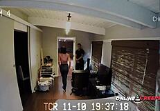 Blind date turns rough on hidden spycam at creep's place