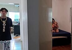 I caught lady milf and bia hot sharing a secret kiss, and look what happened next with subtitles in spanish