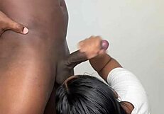 She begs for cum in mouth from amateur couple