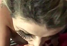 Professional oral sex leads to facial cumshot