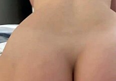 Trailer trash hooker shows off her big ass