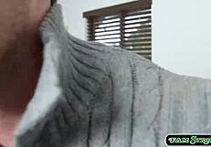 Does teen stepsis deepthroat and get fucked by stepbro?